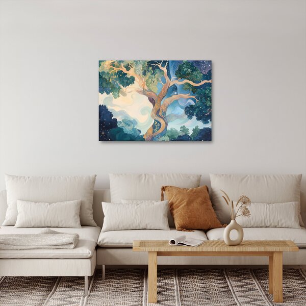 Kép – Kozmikus fa (70x50 cm)