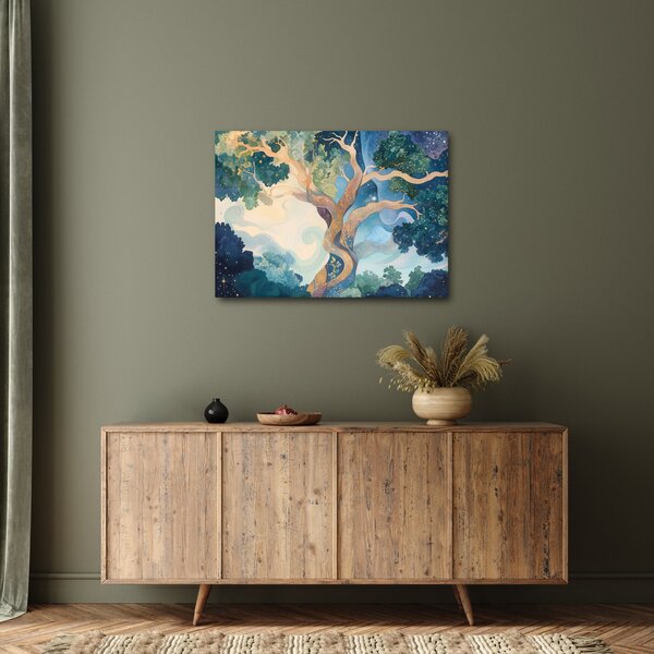 Kép – Kozmikus fa (70x50 cm)