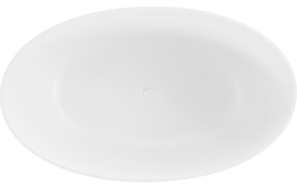 Mexen Parma szabadon álló kád konglomerátumból 160 x 95 cm, fehér matt - 57231609500