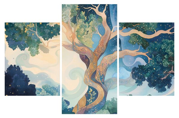 Kép – Kozmikus fa (90x60 cm)