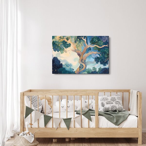 Kép – Kozmikus fa (90x60 cm)