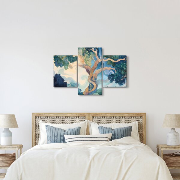 Kép – Kozmikus fa (90x60 cm)
