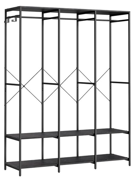 Fogas, Songmics, fekete, 141x40x180 cm