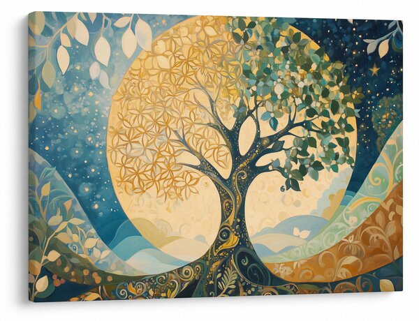 Kép – Életfa a holdban (70x50 cm)