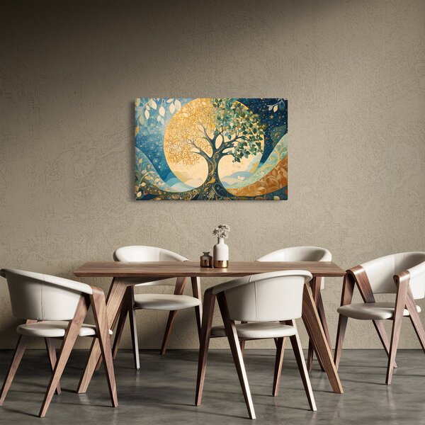 Kép – Életfa a holdban (90x60 cm)