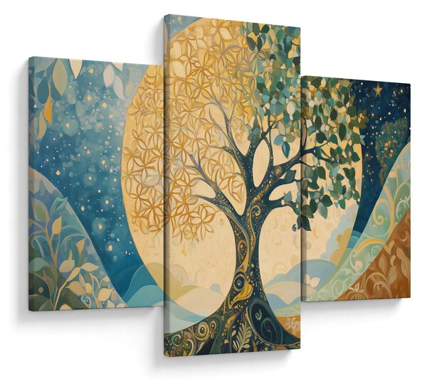 Kép – Életfa a holdban (90x60 cm)
