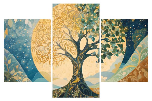 Kép – Életfa a holdban (90x60 cm)