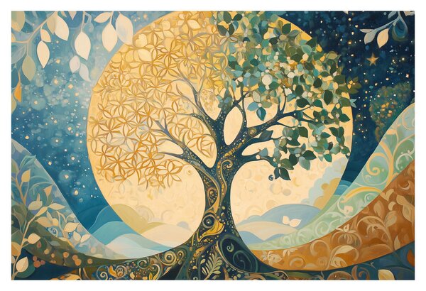 Kép – Életfa a holdban (90x60 cm)