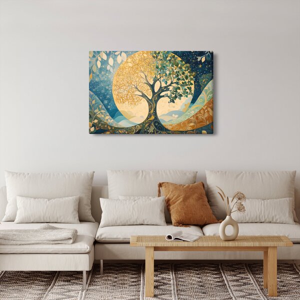 Kép – Életfa a holdban (90x60 cm)