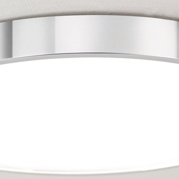 LED mennyezeti lámpa, BULLY, 28 cm, króm