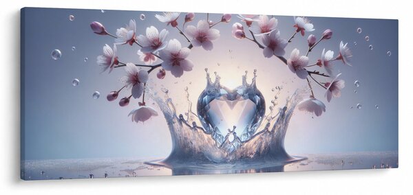 Kép - Gyémánt szív (120x50 cm)