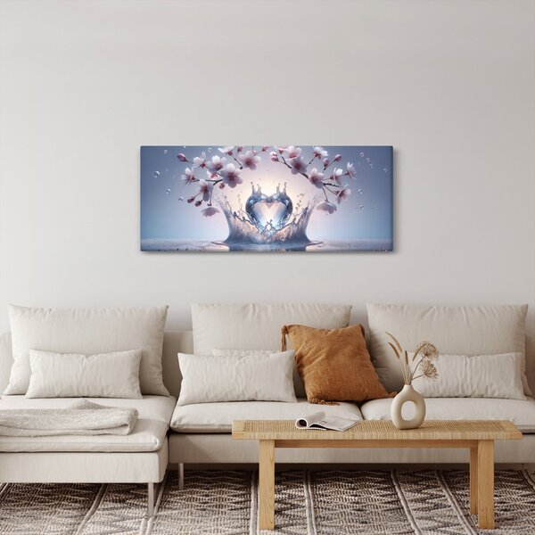 Kép - Gyémánt szív (120x50 cm)