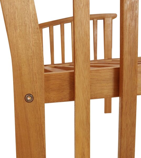 Tömör akácfa kerti pad 119 cm