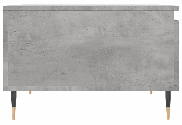 Betonszürke szerelt fa dohányzóasztal 55x55x36,5 cm