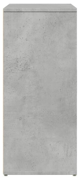 2 db betonszürke szerelt fa tálalószekrény 60 x 31 x 70 cm