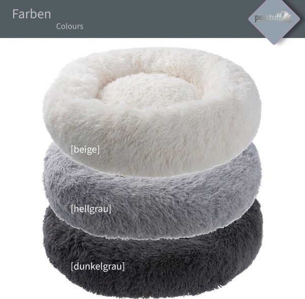 PESTUFF Kutyafekhely kerek 80 cm bézs