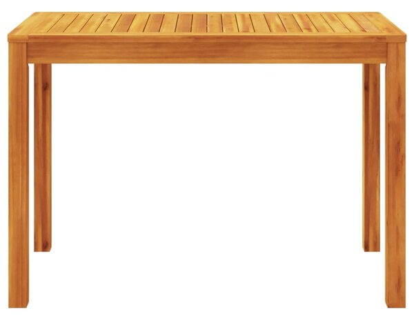 Tömör akácfa kerti étkezőasztal 110 x 55 x 75 cm