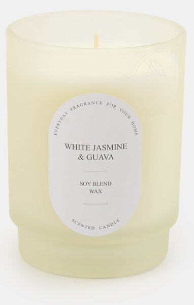 Sinsay - Illatos szójagyertya White Jasmine & Guava - fehér