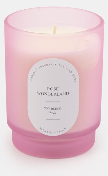 Sinsay - Illatos szójagyertya Rose Wonderland - pasztellpink