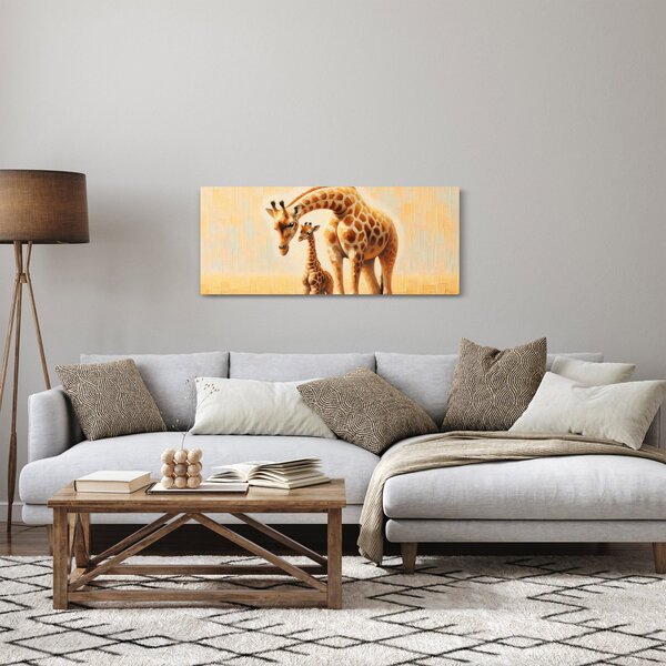 Kép - Zsiráfok (120x50 cm)