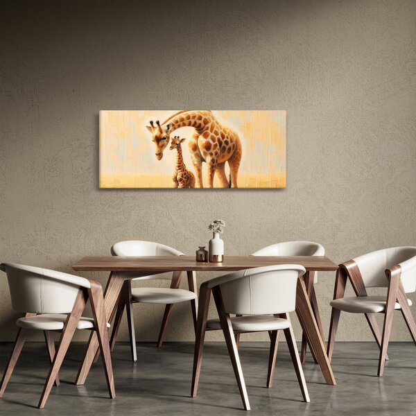 Kép - Zsiráfok (120x50 cm)
