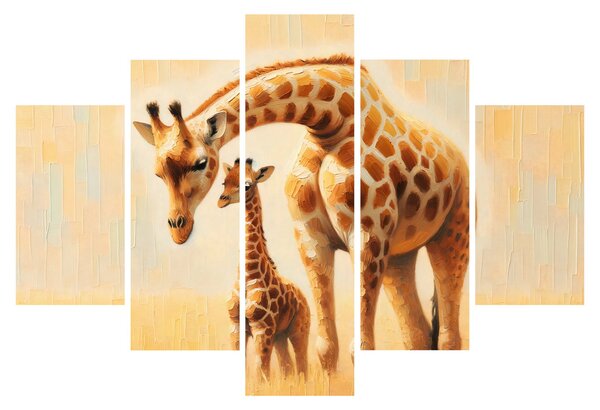 Kép - Zsiráfok (150x105 cm)