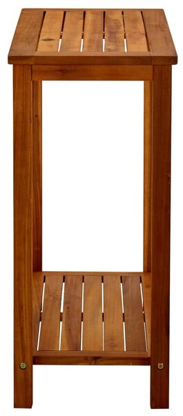 Tömör akácfa kerti tálalóasztal 80 x 35 x 75 cm