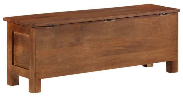 Tömör mangófa tárolóláda 110 x 30 x 40 cm