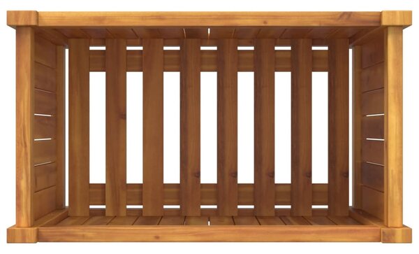 VidaXL tömör akácfa kerti virágtartó béléssel 54 x 31 x 50 cm