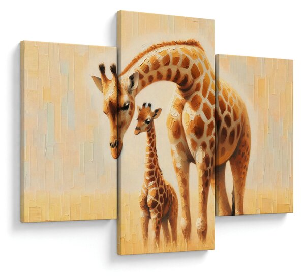 Kép - Zsiráfok (90x60 cm)