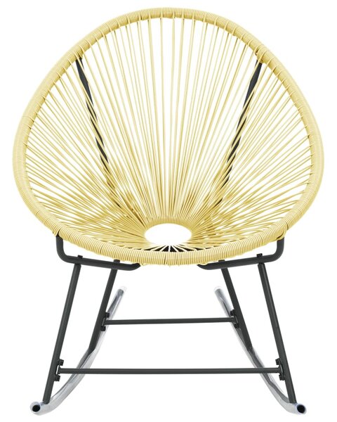 VidaXL bézs polyrattan kültéri Acapulco szék