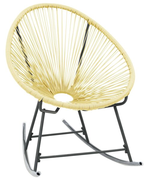 VidaXL bézs polyrattan kültéri Acapulco szék