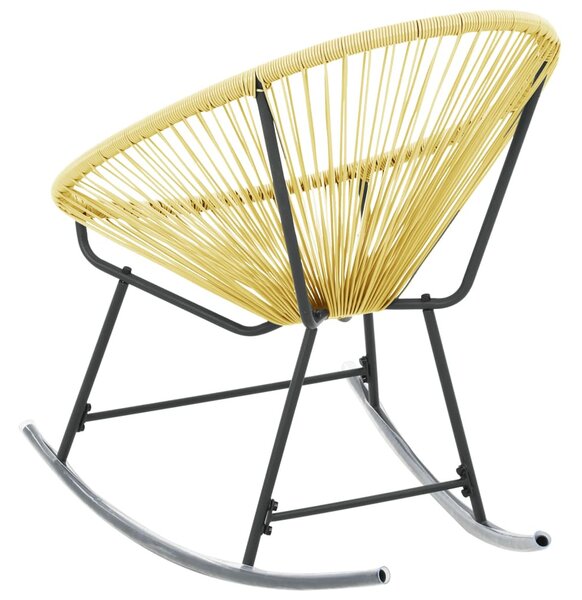 VidaXL bézs polyrattan kültéri Acapulco szék