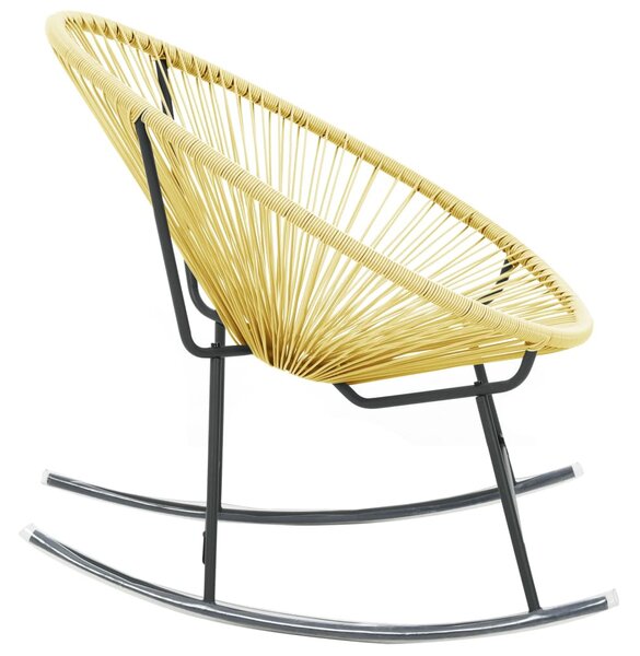VidaXL bézs polyrattan kültéri Acapulco szék