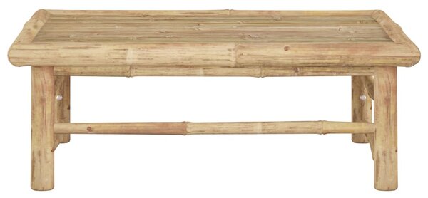 Bambusz kerti asztal 65 x 65 x 30 cm