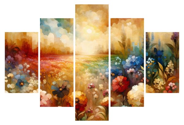 Kép - Színes rét (150x105 cm)