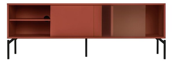 Terrakotta színű TV-állvány 160x60x42 cm Met – noo.ma