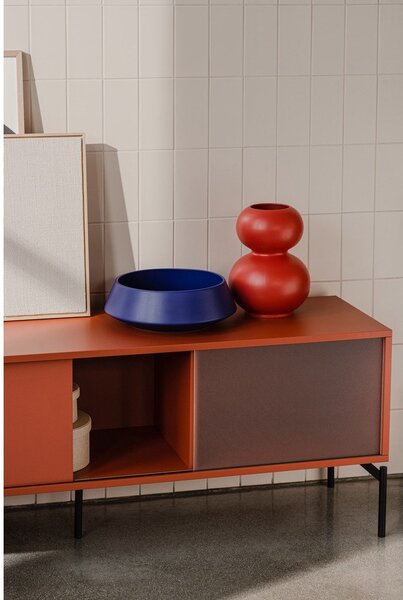 Terrakotta színű TV-állvány 160x60x42 cm Met – noo.ma