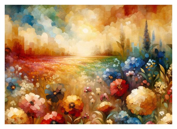 Kép - Színes rét (70x50 cm)