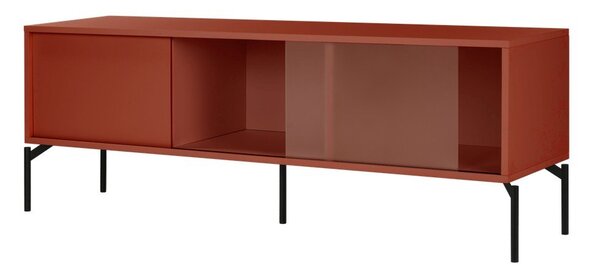 Terrakotta színű TV-állvány 160x60x42 cm Met – noo.ma