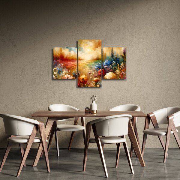 Kép - Színes rét (90x60 cm)