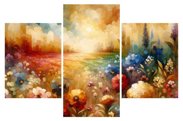 Kép - Színes rét (90x60 cm)