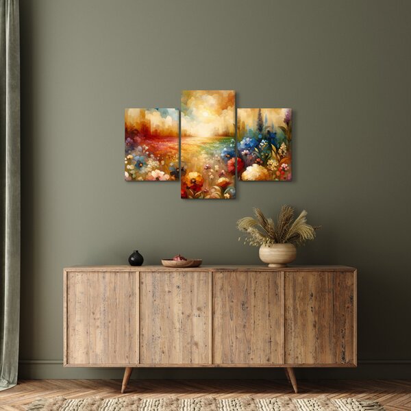 Kép - Színes rét (90x60 cm)