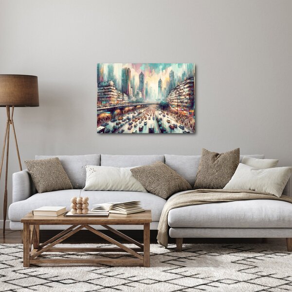 Kép - Városi élet (70x50 cm)