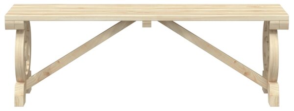 Tömör fenyőfa kerti pad 115 cm