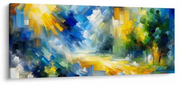 Kép - Absztrakt napos nap (120x50 cm)