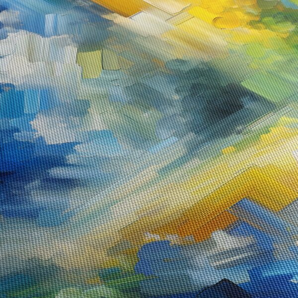 Kép - Absztrakt napos nap (70x50 cm)