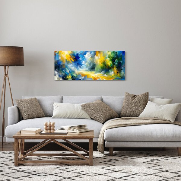 Kép - Absztrakt napos nap (120x50 cm)