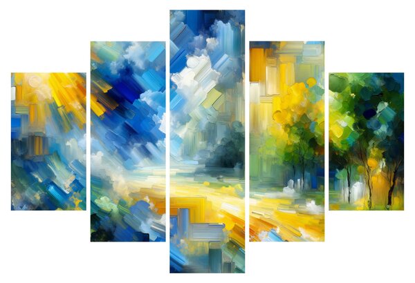Kép - Absztrakt napos nap (150x105 cm)
