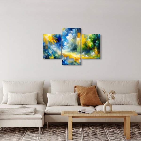 Kép - Absztrakt napos nap (90x60 cm)